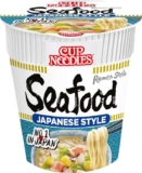NISSIN Kaisen Seafood Flavoured Instant Noodles, 75 g Pot (8-Pack) (max S&S £7.22)