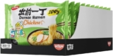 NISSIN Ramen Chicken Flavoured Instant Noodles, 100g (Pack of 10)