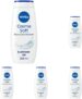 NIVEA Care Shower Creme Soft (250 ml) Enriched with Almond Oil, Moisturising Gel Body Wash, Skin Moisturiser with Mild Scent (Pack of 5)