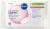 NIVEA Caring 3-in-1 Cleansing Face Wipes for Dry Skin (25 Sheets), Nourishing Face Cleanser and Makeup Wipes for Gentle Yet Effective Makeup Removal,packaging may vary