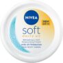 NIVEA Soft Daily UV SPF15 (200ml), 48H Moisturising Cream for Face, Body and Hands with Vitamin E and Jojoba Oil, Hand Cream with Factor 15 Sun Protection Moisturises Deeply, Vegan Formula Day Cream