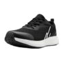 NY Threads Mens Running Shoes for Training, Black/White, Size 9