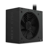 NZXT C750 Bronze ATX 3.1 – Non-Modular Power Supply – 750 Watts – 12V-2×6 Connector – 120mm FDB Fan – Compact 140mm Size – Black