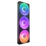 NZXT F360 RGB Core – 360mm Single-Frame Fan Unit with 3 x 120mm RGB Fans – Speed & Lighting Control – High Static Pressure & Airflow