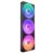 NZXT F360 RGB Core – 360mm Single-Frame Fan Unit with 3 x 120mm RGB Fans – Speed & Lighting Control – High Static Pressure & Airflow