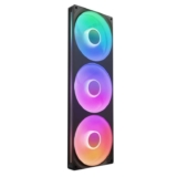 NZXT F420 RGB Core – 420mm Single-Frame Fan Unit with 3 x 140mm RGB Fans – Speed & Lighting Control – High Static Pressure & Airflow