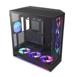 NZXT H9 Flow RGB – Dual-Chamber ATX PC Case – Black