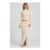 Nadina Modal Asymmetric-Waist Maxi Skirt in Ivory