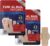 Nail Patches for Toenails- 2Pack, Toenail Stickers Feet, 8-Hour Overnight Nail Patches Fits Large and Small Nails, 42 Count (Blue B)