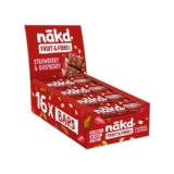 Nakd Fruit & Fibre – Strawberry & Raspberry 16 X 44g
