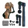 Naplor Foldable Deep Tissue Massage Gun with Extension Handle