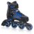 Nattork Adjustable Inline Roller Skates for Adults Outdoor & Indoor ABEC-7 Bearings Triple Safety – Blue XX-Large (EU 42-45)