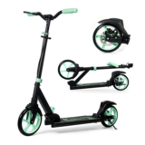 Nattork Kick Scooter 240 LBS Capacity, Dual Brakes, Adjustable Handlebar