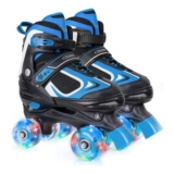 Nattork Kids Roller Skates for Boys Girls Kids, 4 Sizes Adjustable Quad Skates