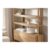 Natural Noa Oak Effect Tube Leg Wide Shelf