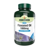 Natures Aid Flaxseed Oil 1000mg, 180 Capsules – £10.56 S&S Voucher