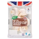 Natures Pick British Closed Cup Mushrooms – 400g