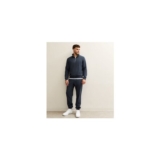 Navy Blue Regular Drawstring Waist Joggers