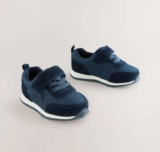 Navy Blue Touch Fastening First Walker Trainers – Free C&C