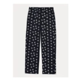 Navy Clock Lounge Bottoms