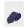 Navy Flamingo Tie