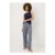 Navy Gingham Wide Leg Pyjama Bottoms – Extra Small