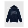 Navy Logo Zip Hoodie
