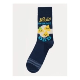 Navy Nacho Average Dad Ankle Socks