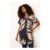 Navy Short Sleeve Slip on V-Neck Top