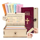 Nebulith Bible Verse Cards in Wooden Box – Handmade