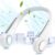 Neck Fan, Portable Fan Hands Free Bladeless Mini with 360Cooling Airflow, USB Rechargeable Personal Quiet Wearable 3 Wind Speed for Sports