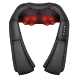 Neck Shoulder Shiatsu Massager with Heat Function, 4 Deep Kneading Nodes with code. Sold by northdge Store