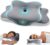 Neck Support Pillow – Contoured Cervical Pillow for Neck Comfort, Memory Foam Pillow for Side, Back and Stomach Sleepers, with Cooling Removable Pillowcase, Grey