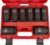 Neiko 02460A 3/4 Drive Deep Impact Socket Set, 8 Piece Jumbo Assortment Metric Sizes (26 to 38mm) Chrome Vanadium Steel