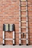 Neo 2.9M Extendable Steel Foldable Telescopic Ladder, Silver – Clubcard price – Sold and sent by Neo Direct