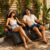 Neo 2X Zero Gravity Recliner Outdoor Chair Reclining Garden Sun Lounger Portable (Black)
