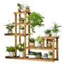 Neo 5-Tier Wooden Plant Stand for Balcony and Patio
