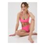 Neon Pink High Leg Bikini Bottoms
