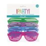 Neon Shutter Glasses 4 Pack