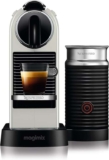 Nespresso Citiz Coffee Machine with Aeroccino Milk Frother by DeLonghi, White