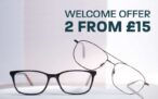 New Customer Welcome Offer – 2 pairs of glasses with email sign up