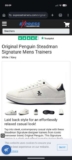 New Lines Added Sale Extra 10% With Code e.g. Original Penguin Steadman Signature Mens Trainers
