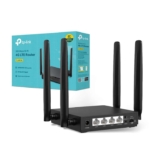 New TP-Link TL-MR108 4G WiFi, N300 4G Router with SIM Slot,Portable WiFi Four High Gain Antennas, Plug & Play Setup