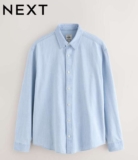 Next Mens 100% Cotton Bleach Denim Summer Shirt – Sizes XS – 5XL – Free Click & Collect