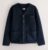 Next Navy Blue Wool Look Fleece Cardigan size L / XL Free C&C