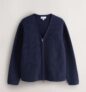 Next mens Navy Blue Relaxed Fit Ribbed Zip Through Cardigan with Wool ( sizes XS – 2XL ) – free click and collect