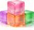 Nice Ice Cube Squishy Toys, 4PCS Stress Balls for Adults Kids, Sensory Stress Relief Toys Fidget Cubes, Squeeze Balls for Autism Anxiety Relief Stocking Fillers