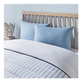 Night Lark Ticking Stripe Coverless Duvet Set