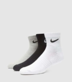Nike 3-Pack Lightweight Quarter Socks, Size 8-11, Free C&C