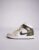 Nike Air Jordan 1 Mid Trainers in White and Khaki – Size 3 / 3.5